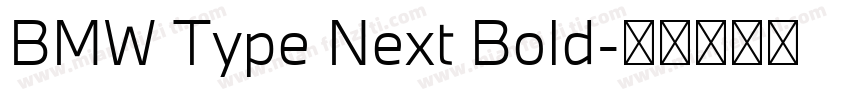 BMW Type Next Bold字体转换